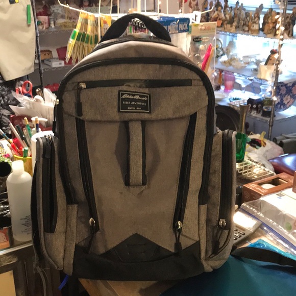 Eddie Bauer First Adventure Backpack Diaper Bag - Picture 1 of 4